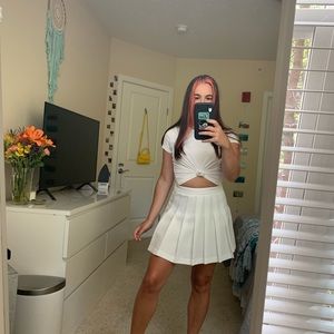 White tennis shirt